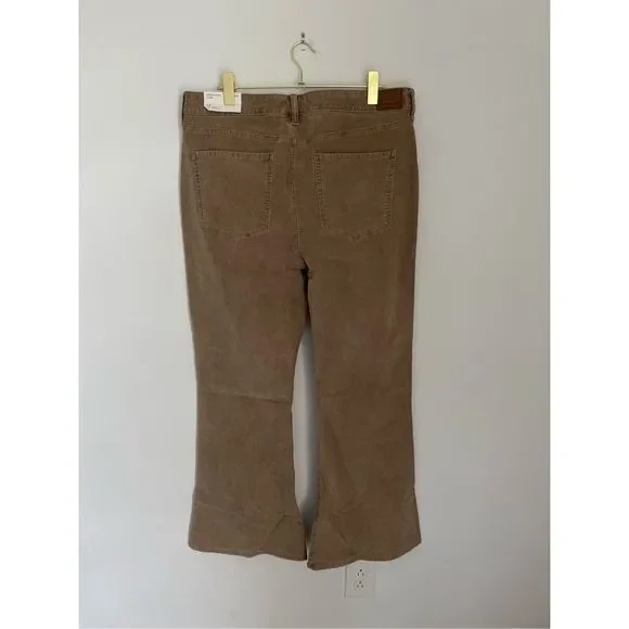 AMERICAN EAGLE Stretch Corduroy Super High-Waisted Plus Size Flare Pants Sz 18 - Picture 8 of 10